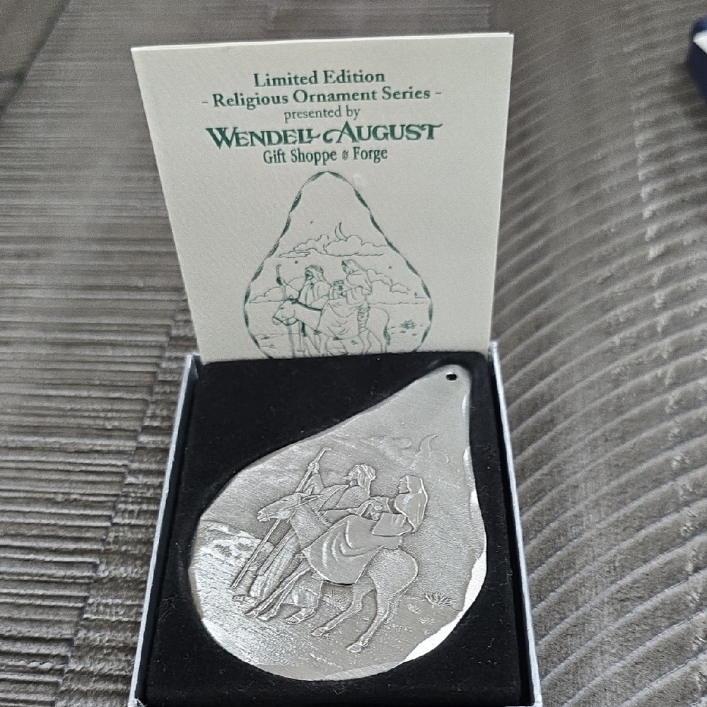 Wendell August Silver Religious Ornament